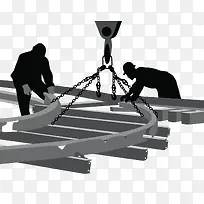 列车铁轨安装工人-空若网 列车铁轨安装工人-空若网