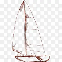 手绘船帆-空若网 手绘船帆-空若网