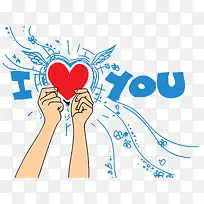 创意红心翅膀-空若网 创意红心翅膀-空若网