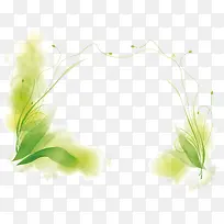 绿色水彩晕染背景-空若网 绿色水彩晕染背景-空若网