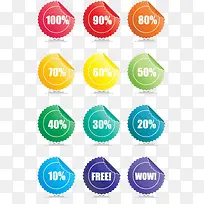 折扣百分比集合-空若网 折扣百分比集合-空若网