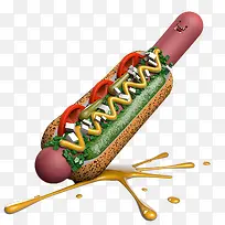 创意食物火腿c4d图案-空若网 创意食物火腿c4d图案-空若网