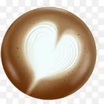 手绘咖啡拉花插画-空若网 手绘咖啡拉花插画-空若网