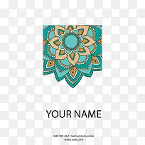 民族花纹卡片设计矢量素材-空若网 民族花纹卡片设计矢量素材-空若网