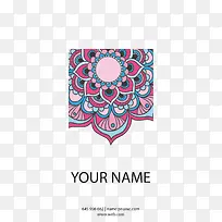 民族花纹卡片设计矢量素材-空若网 民族花纹卡片设计矢量素材-空若网