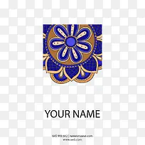 民族花纹卡片设计矢量素材-空若网 民族花纹卡片设计矢量素材-空若网