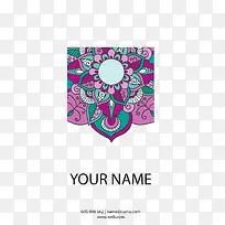 民族花纹卡片设计矢量素材-空若网 民族花纹卡片设计矢量素材-空若网