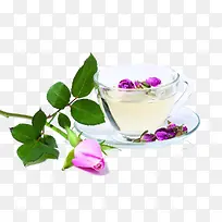 杯子和玫瑰-空若网 杯子和玫瑰-空若网