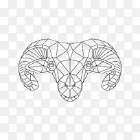 手绘牛装饰-空若网 手绘牛装饰-空若网