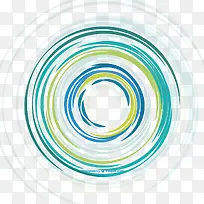 矢量水彩线圈-空若网 矢量水彩线圈-空若网