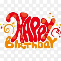 生日快乐元素-空若网 生日快乐元素-空若网