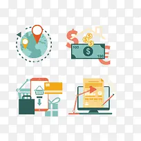 商务理财和扁平化素材-空若网 商务理财和扁平化素材-空若网