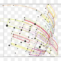 矢量线与点-空若网 矢量线与点-空若网