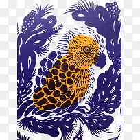 啄木鸟创意图案-空若网 啄木鸟创意图案-空若网