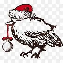 手绘卡通啄木鸟图案-空若网 手绘卡通啄木鸟图案-空若网