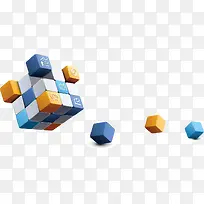 彩色魔方四边形-空若网 彩色魔方四边形-空若网