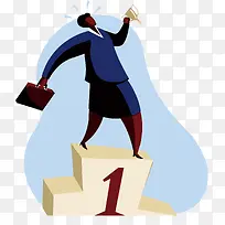 矢量拿到第一名的人-空若网 矢量拿到第一名的人-空若网