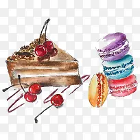 手绘水果蛋糕饼干-空若网 手绘水果蛋糕饼干-空若网