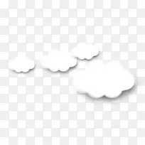 卡通手绘白色装饰图案-空若网 卡通手绘白色装饰图案-空若网