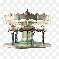 创意旋转木马图案-空若网 创意旋转木马图案-空若网