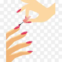 矢量指甲油插画-空若网 矢量指甲油插画-空若网