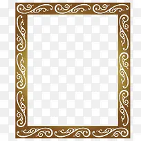 矢量金色边框-空若网 矢量金色边框-空若网