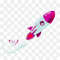 卡通火箭装饰素材图片-空若网 卡通火箭装饰素材图片-空若网