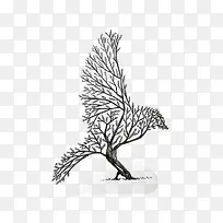 创意植物手绘插画-空若网 创意植物手绘插画-空若网