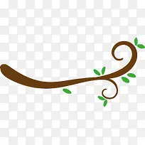 创意绿色树枝-空若网 创意绿色树枝-空若网