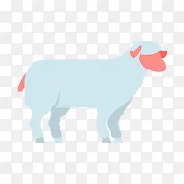 矢量扁平化羊-空若网 矢量扁平化羊-空若网