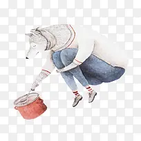 �ֻ�ʱ�д���廭-������