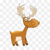 创意卡通可爱驯鹿-空若网 创意卡通可爱驯鹿-空若网