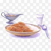 手绘美食-空若网 手绘美食-空若网