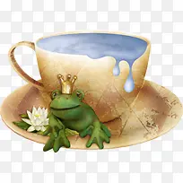 卡通杯子和青蛙-空若网 卡通杯子和青蛙-空若网