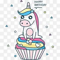 可爱独角兽蛋糕-空若网 可爱独角兽蛋糕-空若网