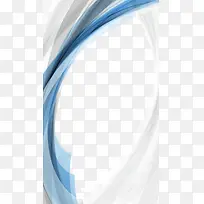 矢量质感蓝色曲线边框素材-空若网 矢量质感蓝色曲线边框素材-空若网
