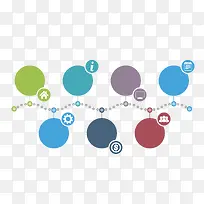 矢量卡通创新圆形边框-空若网 矢量卡通创新圆形边框-空若网