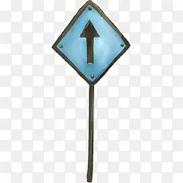 卡通手绘线稿路牌-空若网 卡通手绘线稿路牌-空若网