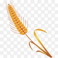 金黄色的稻谷元素-空若网 金黄色的稻谷元素-空若网