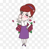 浓妆艳抹的玫瑰女孩-空若网 浓妆艳抹的玫瑰女孩-空若网