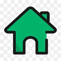 手绘卡通首页图标-空若网 手绘卡通首页图标-空若网