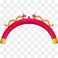 龙凤呈祥创意拱门-空若网 龙凤呈祥创意拱门-空若网