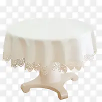白色圆形桌布-空若网 白色圆形桌布-空若网