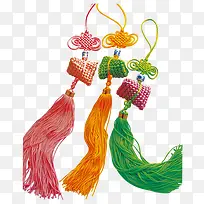 彩色粽子中国结-空若网 彩色粽子中国结-空若网