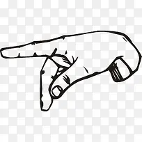 手指指向前方-空若网 手指指向前方-空若网