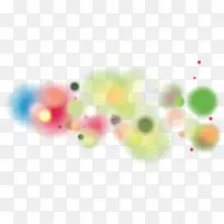 多彩清新色斑效果元素-空若网 多彩清新色斑效果元素-空若网
