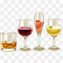 各式酒杯素材-空若网 各式酒杯素材-空若网