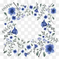 À¶É«Ë®²Ê»¨¶ä»¨ÎƱ߿ò-¿ÕÈôÍø À¶É«Ë®²Ê»¨¶ä»¨ÎƱ߿ò-¿ÕÈôÍø