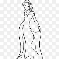 穿婚纱裙子礼服的美女新娘-空若网 穿婚纱裙子礼服的美女新娘-空若网