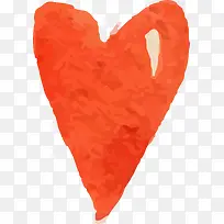 手绘 水彩 桃心-空若网 手绘 水彩 桃心-空若网